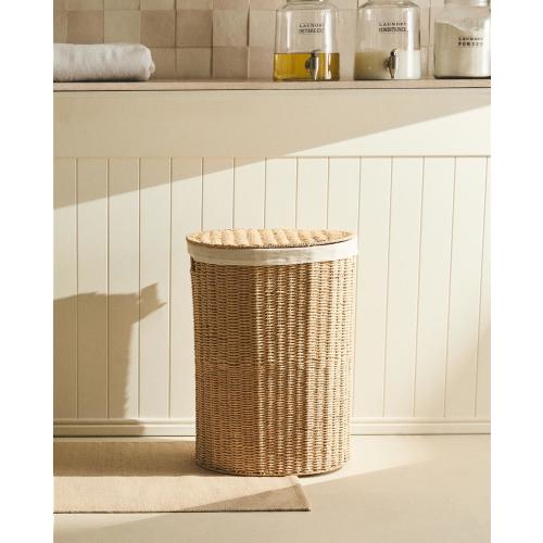 FABRIC-LINED LAUNDRY HAMPER | Zara Home United States of America