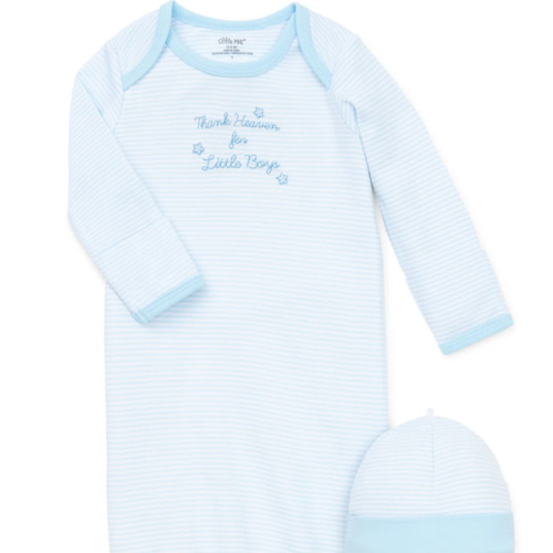 Thank Heaven for Little Boys Sleeper Gown And Hat