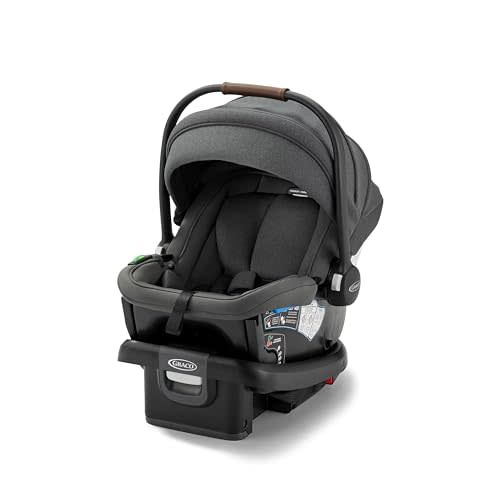 Graco Gomax Infant Car Seat, Ace, Lightweight, Reclining Rear Facing Car Seat Installs Without a Base