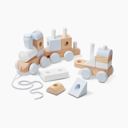 Melissa & Doug Jumbo Stacking Train - Natural