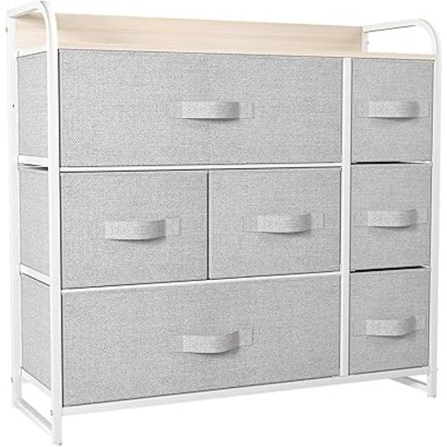 YITAHOME Dresser Drawers, Organizer Unit for Bedroom, Fabric Dresser Storage Tower, Organizer Unit for Bedroom, Living Room, Hallway, Closets
