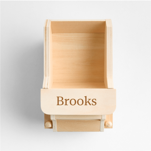 Personalized Natural Wood Kids Dump Truck