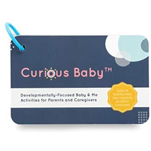 Curious Baby™ Award Winning 40+ Activities for Baby & Me (0-12 Months) | Developmentally-Focused and Stimulating Creative Playtime Ideas for Baby & Me | Includes Black/White High-Contrast Cards