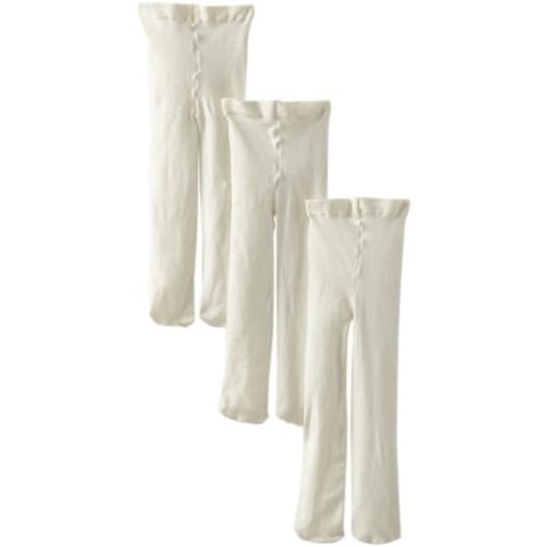 JEFRG Baby-Girls Newborn Smooth Microfiber Tights 3 Pair Pack