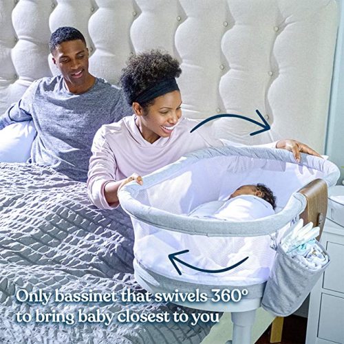 HALO BassiNest Swivel Sleeper Luxe Series and Newborn BassiNest Insert - Bundle