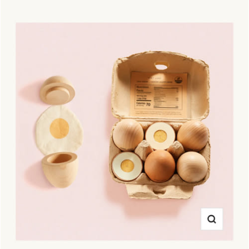 Tiny Land® Egg Combo Playset – Organic Pretend Food for Kids