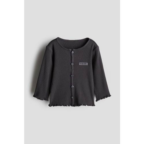 BUTTON-DETAIL JERSEY TOP
