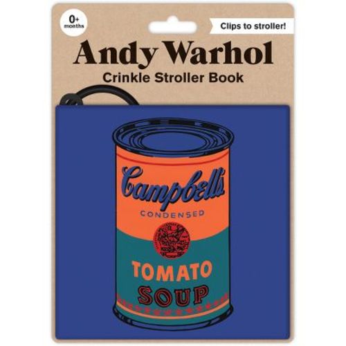 Andy Warhol Crinkle Fabric Stroller Book - by Mudpuppy (Bath Book)