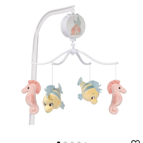 Bedtime Originals Disney Baby The Little Mermaid Musical Baby Crib Mobile Toy