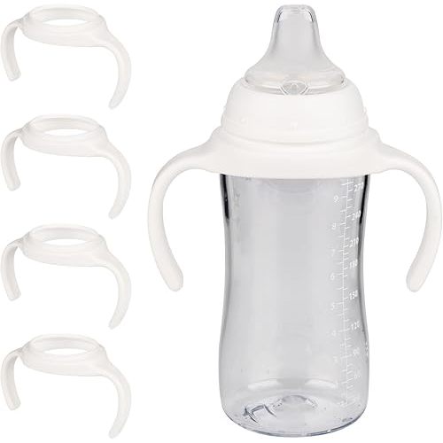 4 Pack Baby Bottle Handles for Nuk Active Sippy Cup, Bottle Holder for Newborn