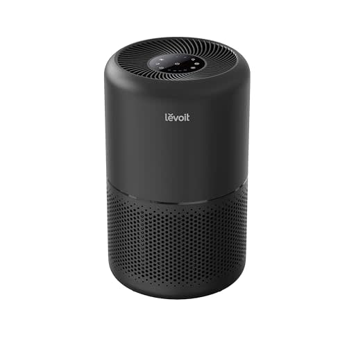 LEVOIT Air Purifier for Home Allergies Pet Hair in Bedroom, Covers Up to 1074 ft² by 56W High Torque Motor, AHAM VERIFIDE, 3-in-1 Filter with HEPA Sleep Mode, Remove Dust Smoke Odor, Core300-P, Black