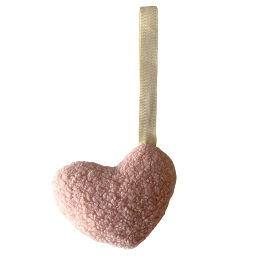 Pacifier Lovey, Baby Pink Heart