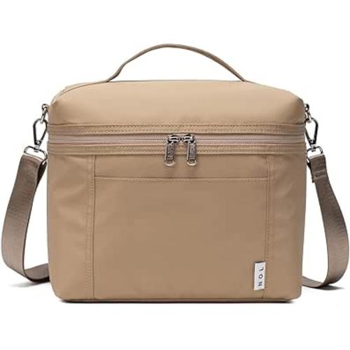 Amazon.com: NOL Natural Organic Lifestyle Insulated Lunch Bags for Women Cooler Bag Lightweight Nylon Waterproof Lunch Box For Work: Home & Kitchen