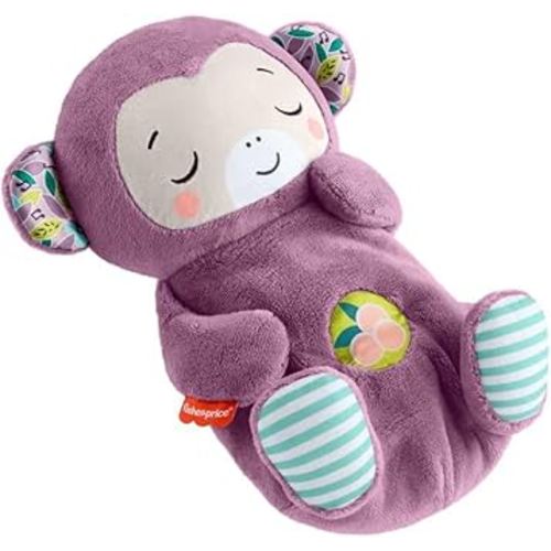 Amazon.com: Fisher-Price Baby Toy Soothe ‘n Snuggle Purple Monkey Plush Portable Sound Machine with Breathing Motion & Lights for Newborns Ages 0+ Months : Baby