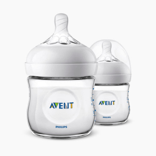 Philips Avent Natural Bottle (Polypropylene) - 4 oz, 2