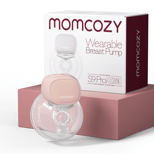 Momcozy Hands Free Wearable Breast Pump S9 Pro, Electric Breast Pump, Longest Battery Life, 24mm Pink HSA/FSA Eligible
