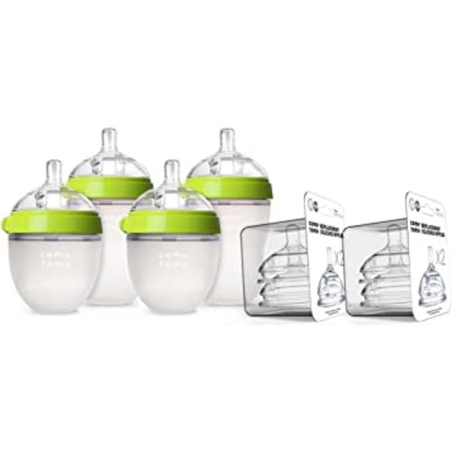 Comotomo Newborn Bottle Set Green