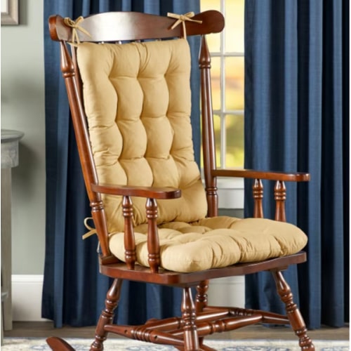 Never-Flatten Tufted Rocker Chair Cushion Set, In 2 Sizes
