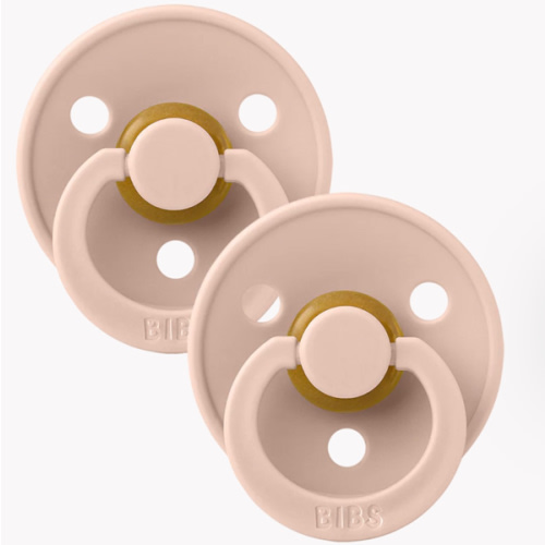 BIBS Colour 2 Pack - Blush/Blush Pacifiers – Bibsworld store US