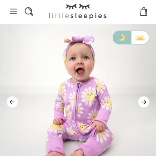 Flower Power Zippy - Little Sleepies