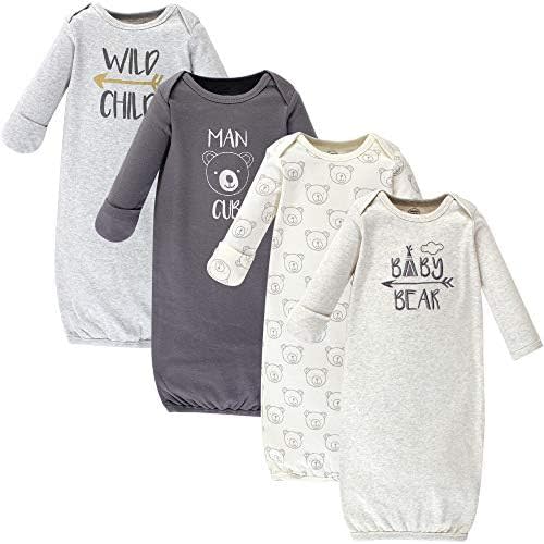 Luvable Friends Baby Girls' Cotton Gowns