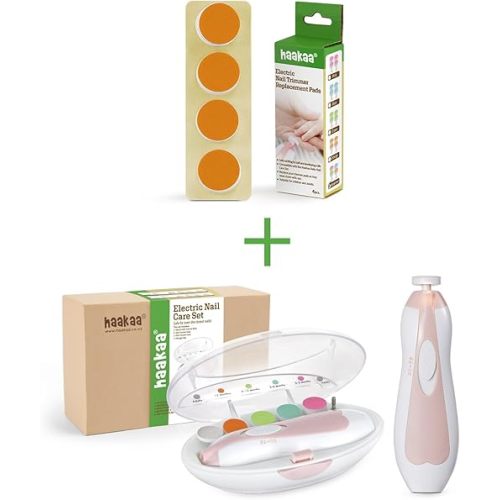 haakaa Baby Nail Trimmer Electric and Replacement Pads
