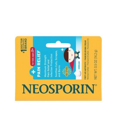 Neosporin Antibiotic And Pain Relieving Cream For Children - 0.5oz