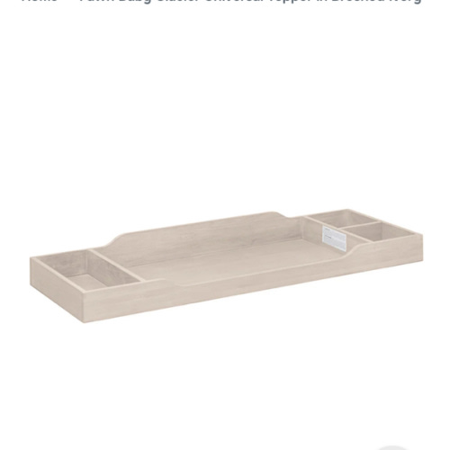 Fawn Baby Glacier Universal Topper in Brushed Ivory