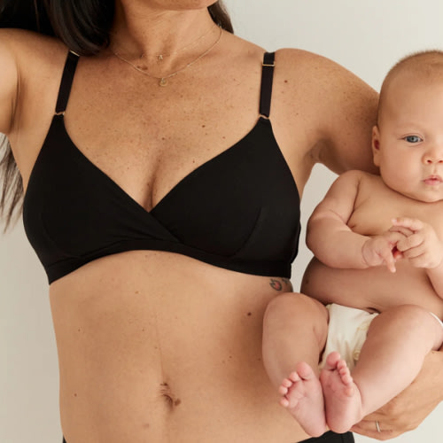 Soft-Cup Nursing Bra - Black