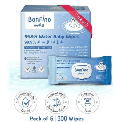 Buy Bonfino Baby Wipes Combo-300 Wipes
