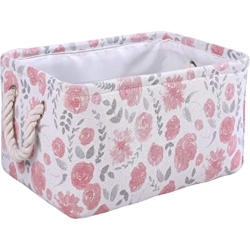 Rectangular Storage Basket Collapsible Organizer Bin Waterproof Toy Box for Organizing Home/Dorm/Kitchen/Pet/Office/Closet/Shelf/Gift Baskets