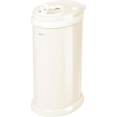 Ubbi Steel Diaper Pail (Color: Ivory)