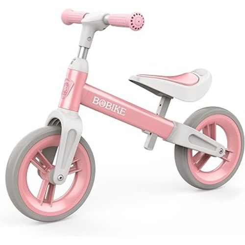 Toddler Balance Bike Toys for 1 to 4 Year Old Girls Boys Adjustable Seat and Handlebar No-Pedal Training Bike Best Gifts for Kids