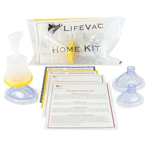 LifeVac Home Kit - Portable Suction Rescue Device, First Aid Kit for Kids and Adults, Portable Airway Suction Device for Children and Adults