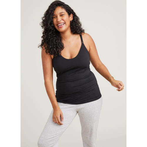 The 24/7 Nursing Tank - Black - Size S