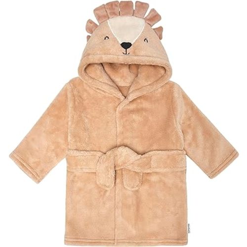 Gerber Unisex Baby Plushy Soft Hooded Animal Character Bathrobe