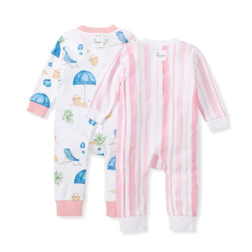 Santorini Beach Organic Cotton Sleep & Play 2 Pack – Burt's Bees Baby