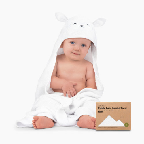 KeaBabies Cuddle Bamboo Viscose Hooded Towel - Lamb