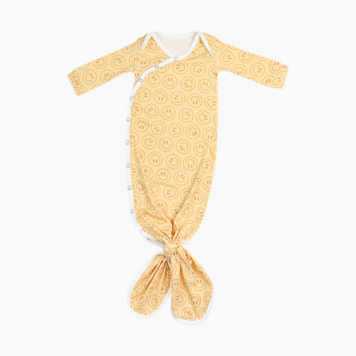Copper Pearl Printed Knotted Gown - Vance, 0-4 M