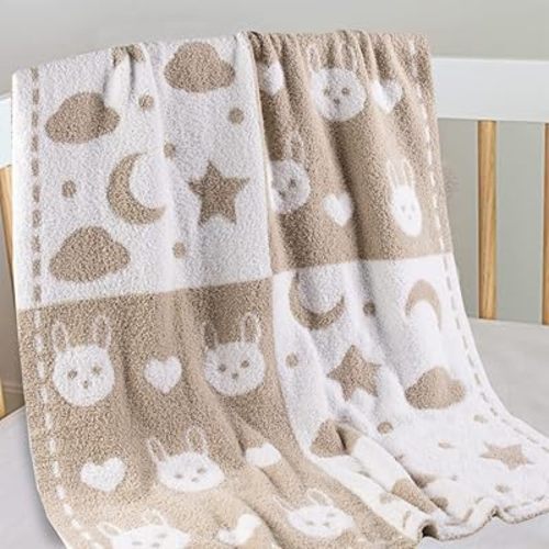 Kid Nation Baby Blankets for Girls Baby Boy Toddler Blanket 40"X 30" Soft Baby Quilt Plush Crib Blanket Newborn Stroller Blanket Nursery Infant