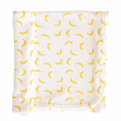 Go Bananas Bamboo Waffle Oversized Swaddle Blanket