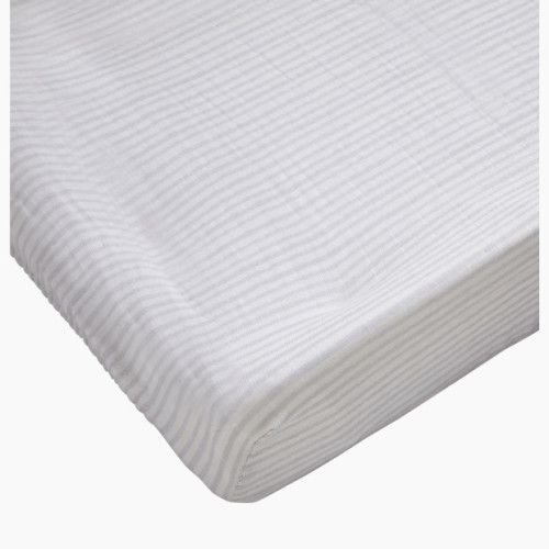 Tiny Kind Muslin Changing Pad Cover - Painted Stripe