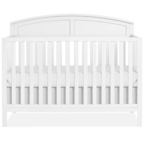 Dream On Me Storybrooke 5-in-1 Convertible Crib In White, Jpma & Greenguard Gold Certified