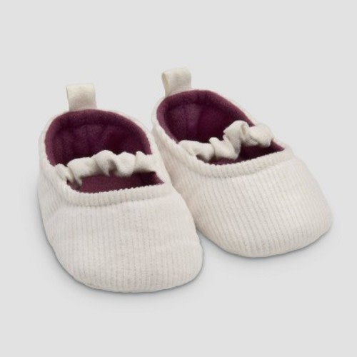 Carter's Just One You® Baby Construction Slippers - White, Size: 3-6M