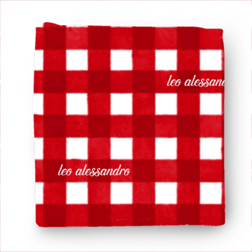 Checking It Twice Personalized Swaddle Blanket