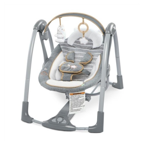 Ingenuity Boutique Collection Deluxe Swing 'n Go Portable Baby 0m+ Bella Teddy