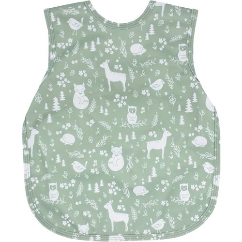 BapronBaby Animal Prints Bapron - No Neck Tie Safer Bib - Baby & Toddler - Soft Waterproof - PVC, BPA & Phthalate Free - 6m+