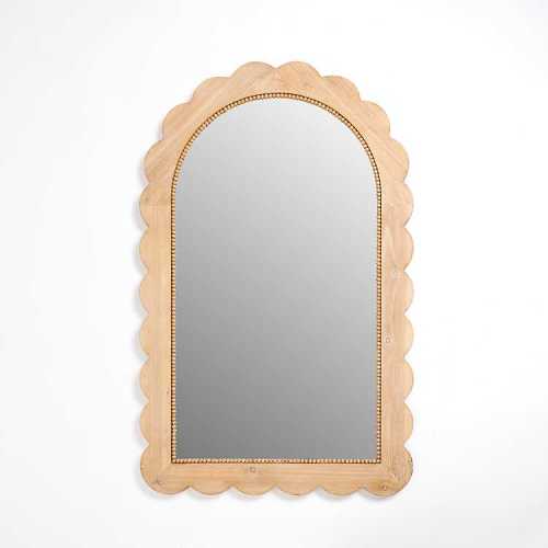 Natural Emma Scalloped Arch Wall Mirror | Kirklands Home