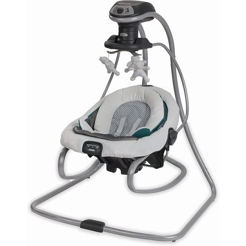 Graco DuetSoothe Swing and Rocker with Removable Swing Seat and 6 Swinging Speeds for Toddler Swing Seat and Swing Chair