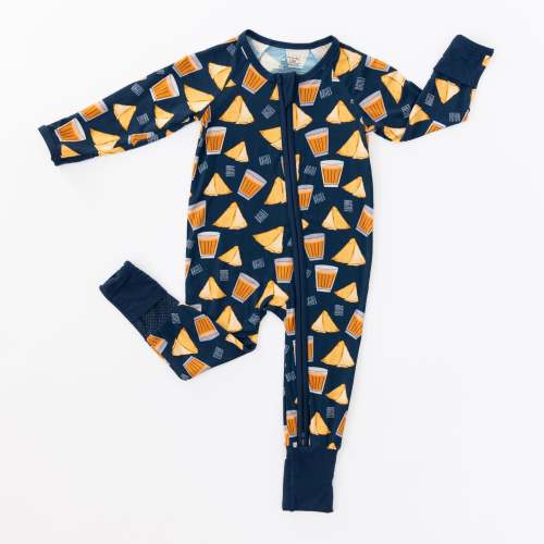 Long Sleeve Zippy - Samosa – Lil Deenies